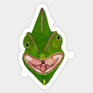 Laughing Iguana Sticker